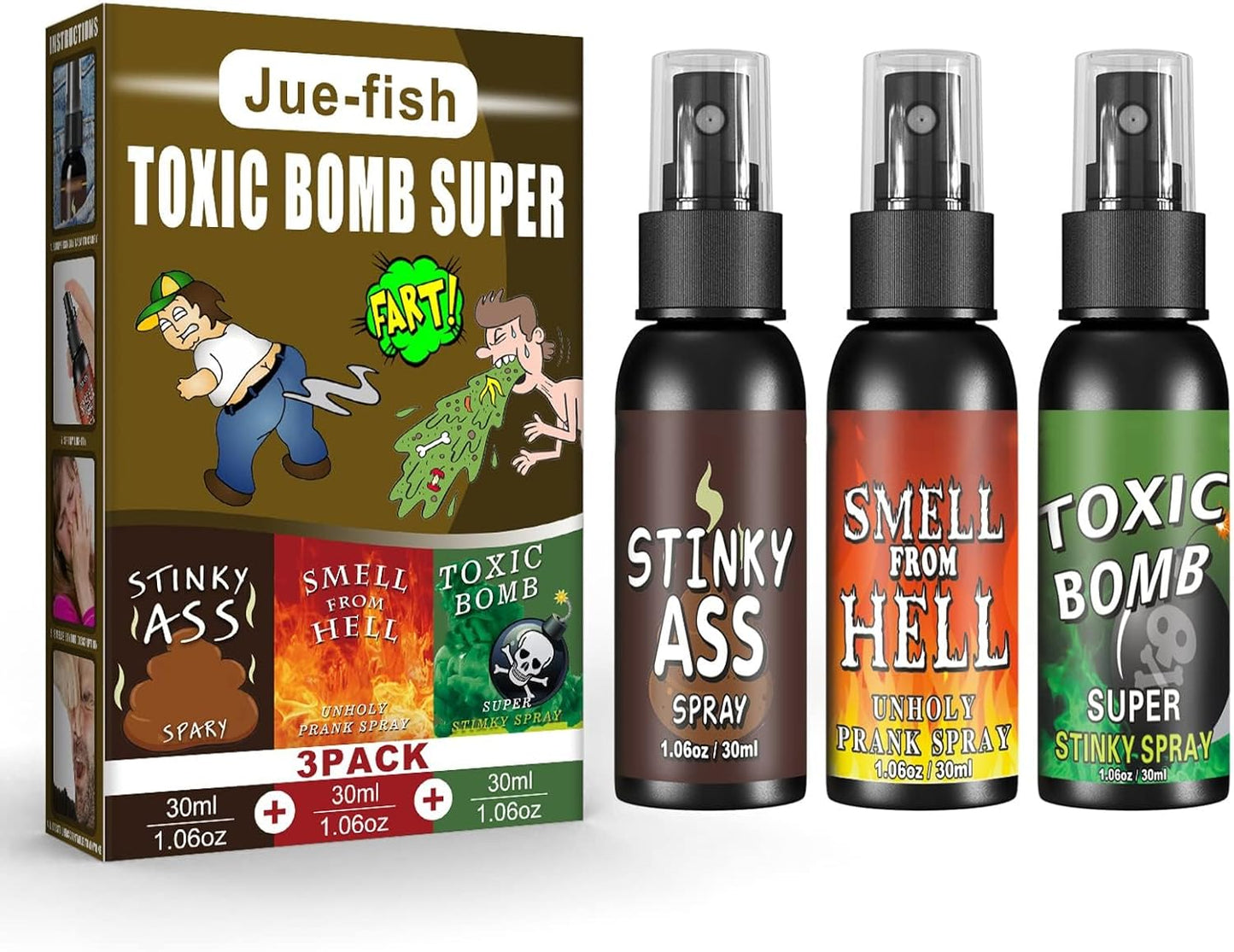 Toxic Smells Pack of 3 - InstaWOW Shop