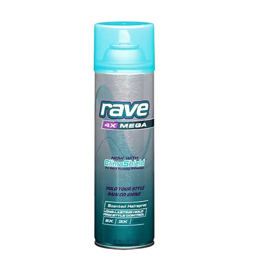 Unilever Rave 4X Mega Aerosol Hairspray with ClimaShield Scented 11oz - InstaWOW Shop