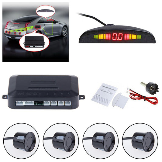 Universal Car LED Parking Sensor 4 Sensors system - InstaWOW Shop