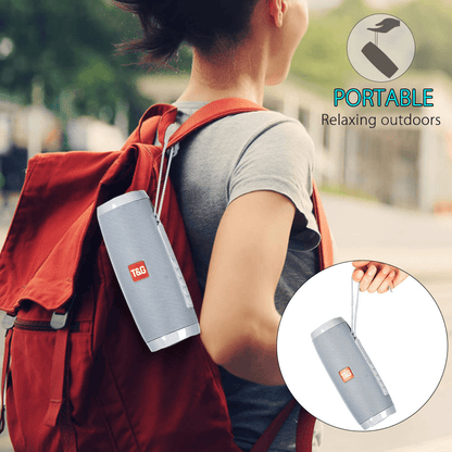Wireless Portable Bluetooth Stereo Speaker with LED Light - InstaWOW Shop