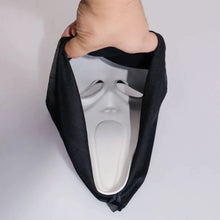 Scream Movie Mask Cosplay with black mesh hood - PXL Stores