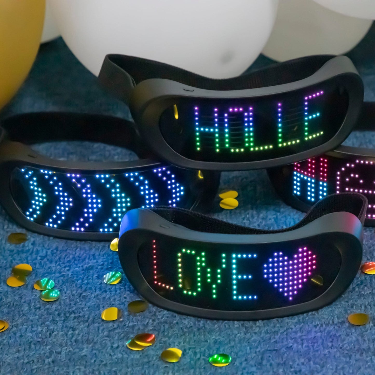 Customizable Bluetooth LED Goggles - InstaWOW Shop