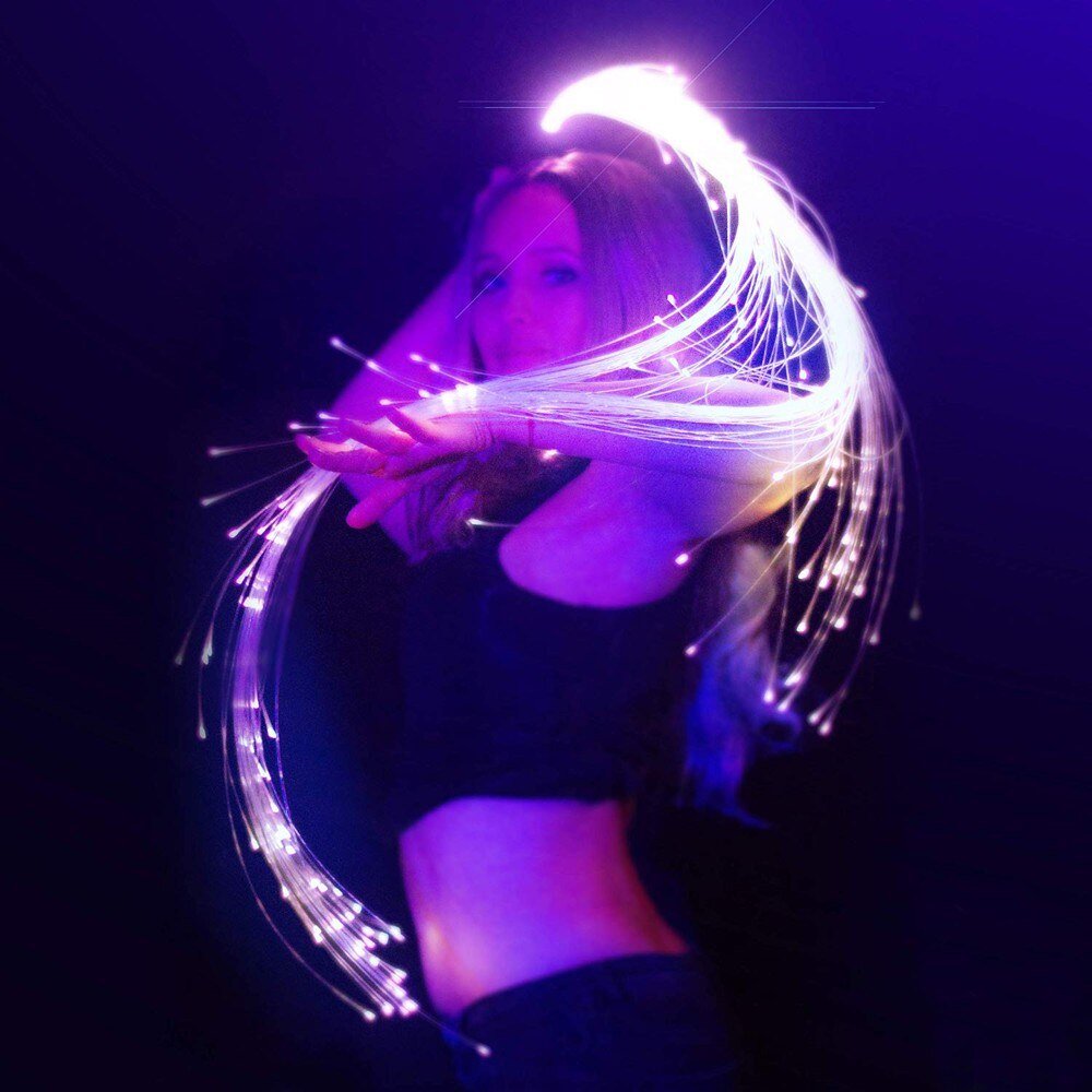 LED Fiber Optic Whip - 360° Swivel Pixel Rave Whip Toy - InstaWOW Shop
