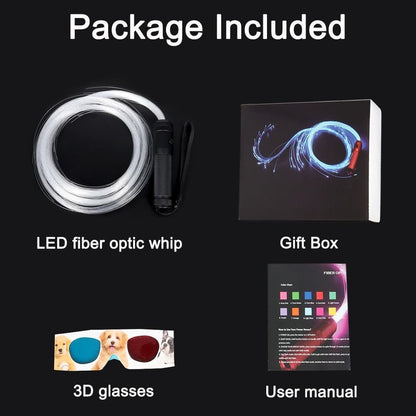 LED Fiber Optic Whip - 360° Swivel Pixel Rave Whip Toy - InstaWOW Shop