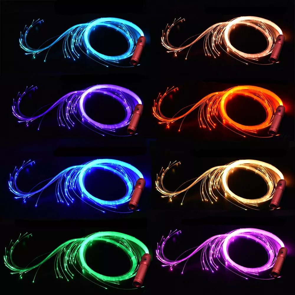 LED Fiber Optic Whip - 360° Swivel Pixel Rave Whip Toy - InstaWOW Shop