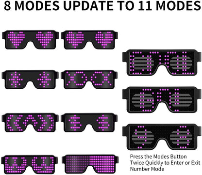 LED Glasses Non - App Control - InstaWOW Shop