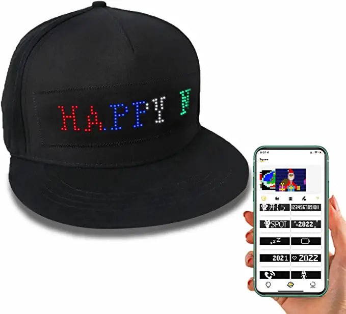 Mr.Bogie Glow LED App Mobile Control Cap - InstaWOW Shop