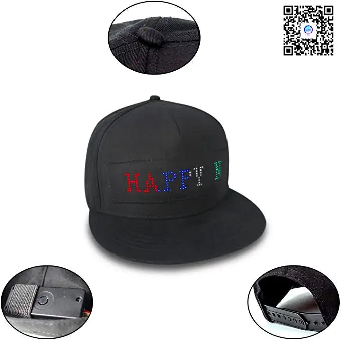 Mr.Bogie Glow LED App Mobile Control Cap - InstaWOW Shop