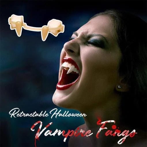 Retractable Vampire Moveable Teeth Prop - InstaWOW Shop