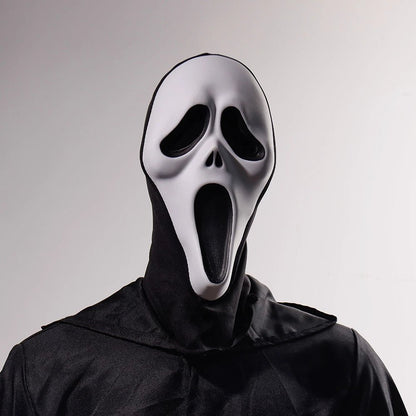 Scream Movie Mask Cosplay with black mesh hood - InstaWOW Shop