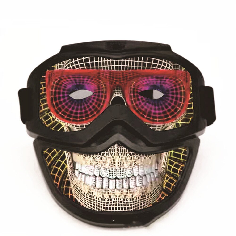 Sound Reactive LED Halloween Masks - InstaWOW Shop