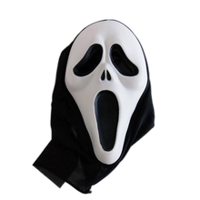 Scream Movie Mask Cosplay with black mesh hood - PXL Stores